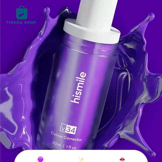 Crema dental blanqueadora morada