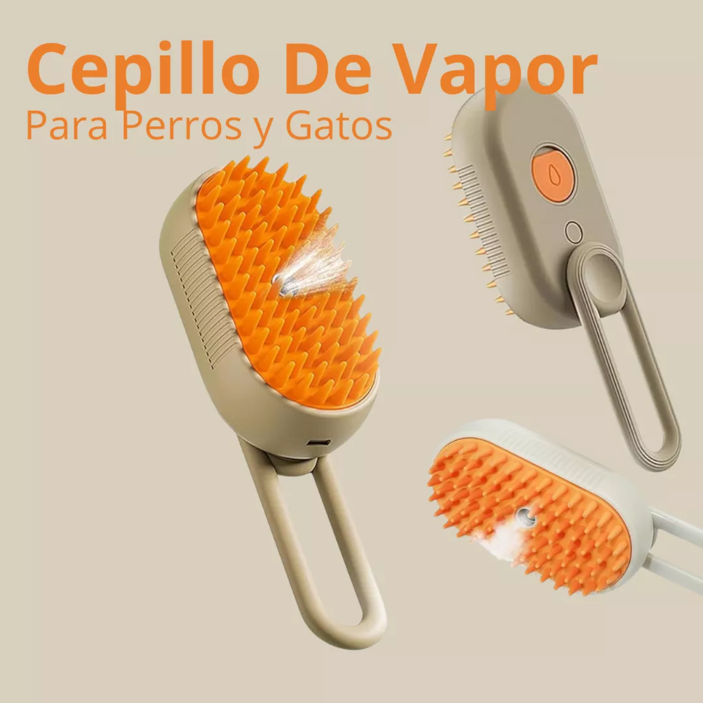 CEPILLO A VAPOR PARA MASCOTAS