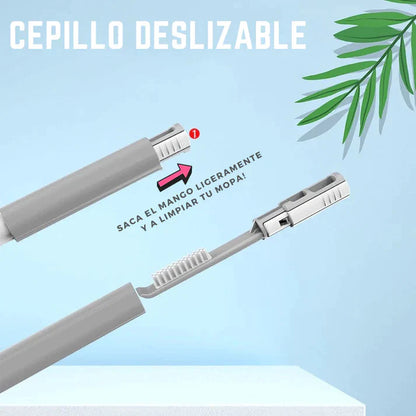 Trapeador plana de microfibra tipo x, giratorio 360
