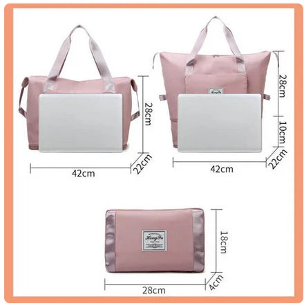 BOLSA DE VIAJE PLEGABLE Y EXPANDIBLE