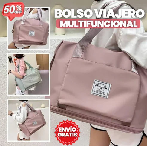 BOLSA DE VIAJE PLEGABLE Y EXPANDIBLE