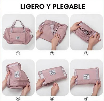 BOLSA DE VIAJE PLEGABLE Y EXPANDIBLE