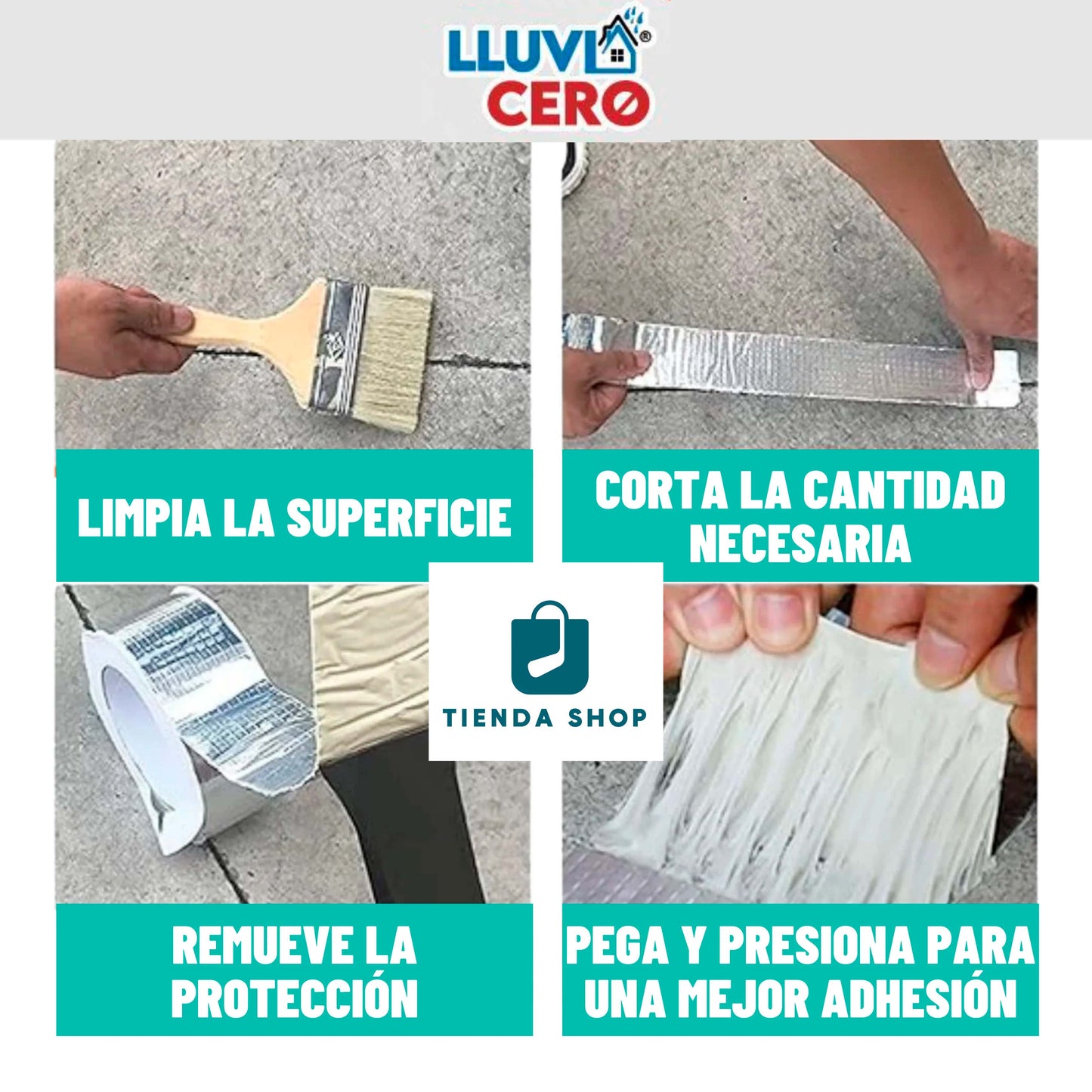 Cinta tapagoteras cero lluvia