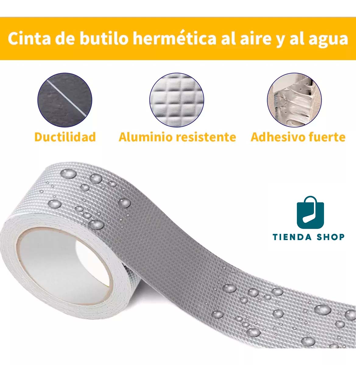 Cinta tapagoteras cero lluvia